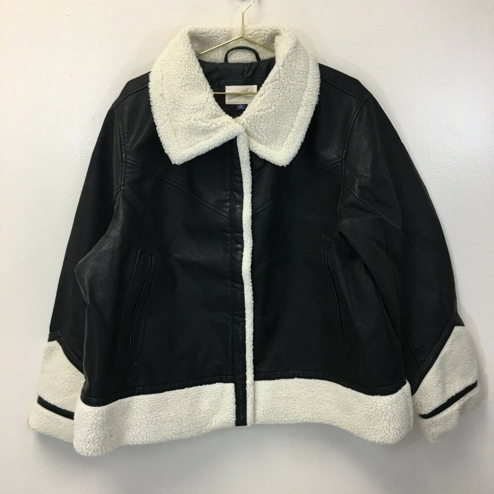 Universal Thread Plus Size Sherpa Moto Jacket - Picture 4 of 12